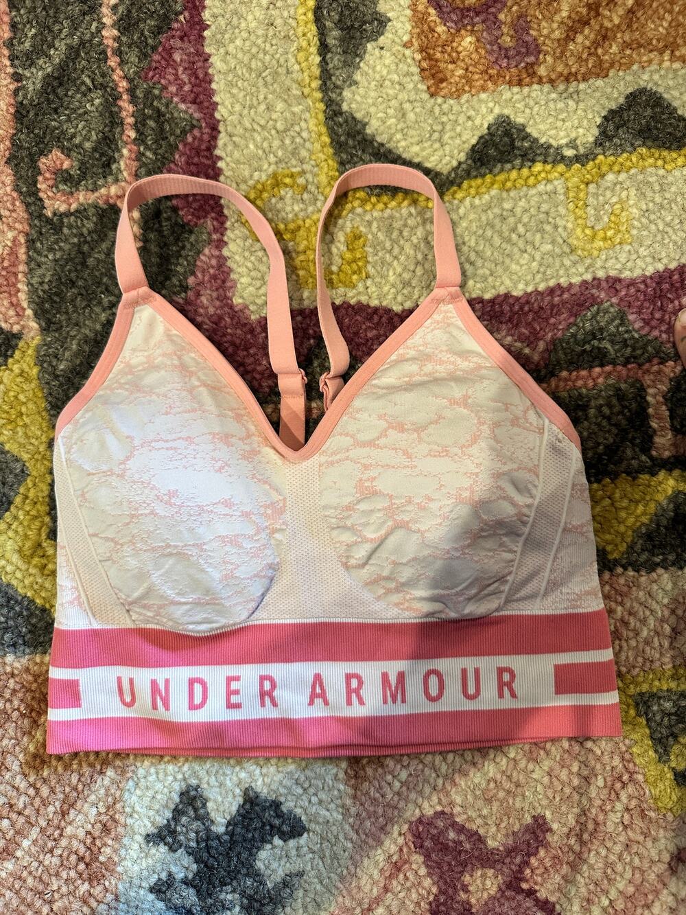 Under Armour UA Seamless Low Sports Bra Women’s M Pink